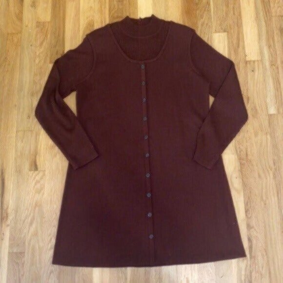 Nina Charles for Kasper Dress Button Down Dress - Picture 1 of 2